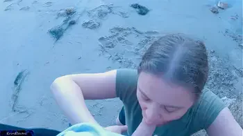 Stepson cheats with stepmom on the beach