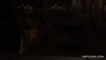 Blindfolded in the pool