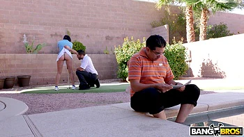 Рейчел Старр трахает своего гольф-тренера