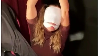 Submissive Slut Bound And Gagged Vibrator Bdsm