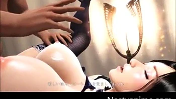 Zorra japonesa follada en posición del misionero