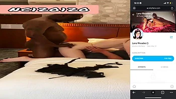 Дженни скачет на большом черном члене с грязным межрасовым кремпай