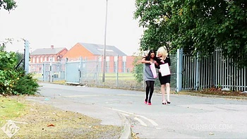 Busty Ebony Babe Catches Flat Mate Sniffing Her Panties And Sucks Him Off