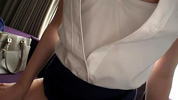 Reverse Cowgirl und Handjob von heißer Schönheit