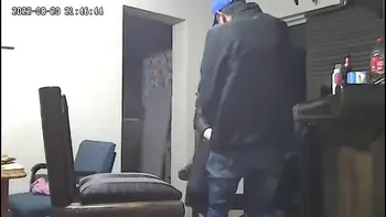 Spycam : Hot blond stepsister caught with my husband