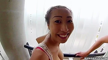 ( Sharon Lee ) Thick Ass Asian Bitch - Blowjob Pov