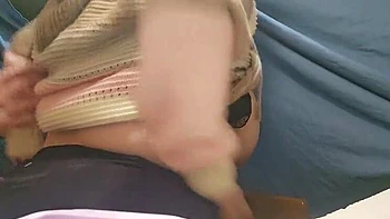 Элли Пресс заполняет все дырки – большая сиськастая BBW любительница получает еще спермы