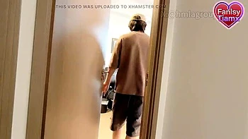 Coloc asiatique teen baisée fort avec creampie dans la chambre partagée