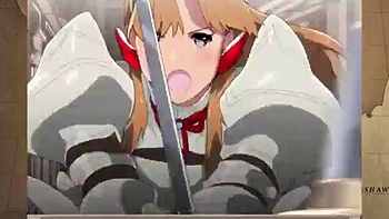 Hentai chupando fundo no doggy e cowgirl