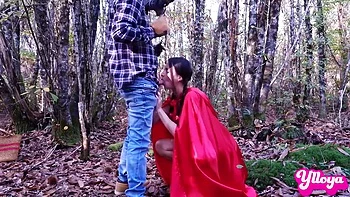 Wilder Outdoor POV-Fick mit brünette Amateurin