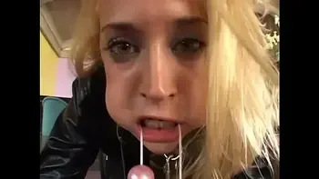 Submissive blonde gets rammed in the ass on the couch