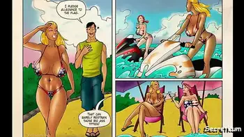 Flag Girls pt. 1 - White Girls discover Huge BBC on Beach Trip