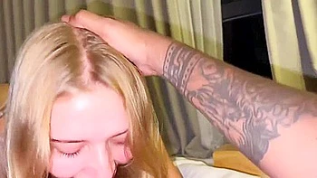 Blonde Babe's First Big Ebony Cock Fuck