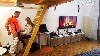 Blonde Gina Gerson gets cumshot doggystyle backstage