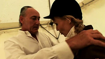 Caroline Stable Fucks Hard On Haystack