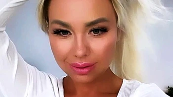 Big Tits Blonde Milf Masturbates with Dildo