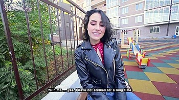 Street Pickup Russian Babe Gangbanged 18+