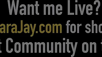 Sara Jay's huge tits and bubble ass