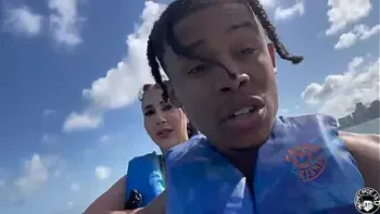 lil d klaps Valerie kay on a jetski teaser