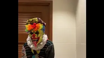 Milf Lila Lovely Sucks And Fucks Gibby The Clown In A Public Bathroom