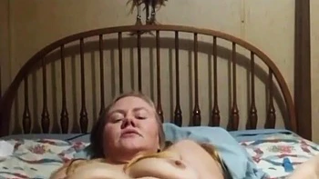 Blonde Milf Masturbates Big Tits and Ass
