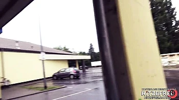 Cute Amateur Gets Public Blowjob POV