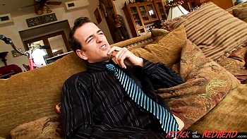 Ginger Redhead Bends Over for Kinky Anal