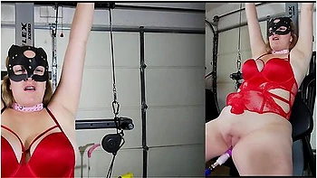 Foxy MILFs Tied Up for Hardcore Total Workout
