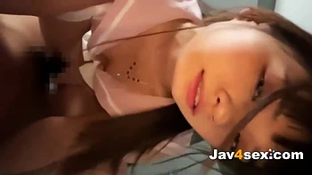 Hairy Japanese Teen Gets Fucked & Cumshot All Over Pussy