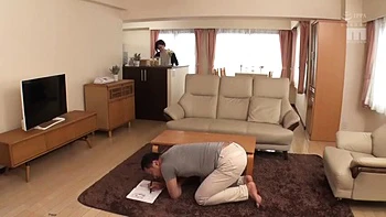 Wife fucked by bull while cuckold watches eagerly