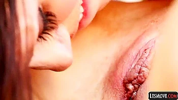 Wild Lesbian Teens with Natural Tits Eat Pussy