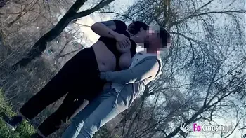 Big titted and assed MILF enjoys a PUBLIC EXHIBITIONS and then gets fucked at home!