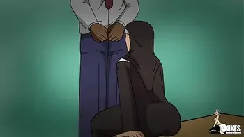 A rude nun and a mild mannered MILF get stretched by BBC