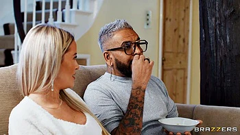 Blonde Big Cock Buddy Fucks Deep with Handjob