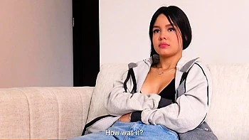 Latina Teen with Big Natural Boobs Fucked Deep POV