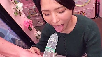 Married Asian Wife Sucks Condom On Street NTR