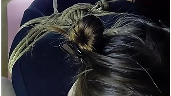 Bound, Gagged Bitch Swallows Big Cock Deep – Lovessie Slave