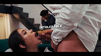 Brunette Bride Rides and Blows Doggy Missionary