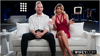 Blonde Hotwife Cassie Gets BBC Creampie While Hubby Watches