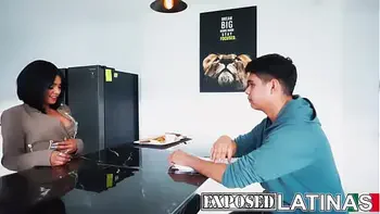 ExposedLatinas -  My stepmother seduces me and we get caught by my stepdad - Annie Sexteen