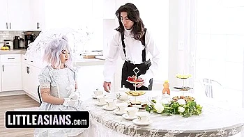 Cosplay Asian Hardcore: Skinny Pink-haired Asian Princess Craves An Afternoon Cock - Kimmy Kimm