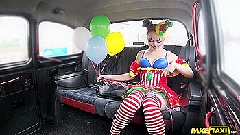 Driver Fucks Cute Valentine Clown Lady Bug