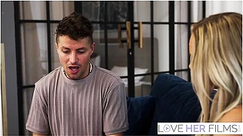 Blonde Nina Heels Gets Amazing Foot Play