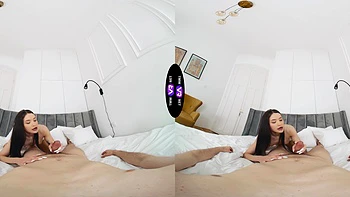 Matty Mila rides a big dick in stunning virtual reality