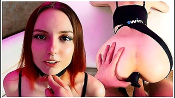 Amateur Couple Bdsm Game. Handcuffed Sex. Anal. Dp. Cum Swallow