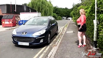 Hd movie with shaggy Auntie Trisha from Aged Love