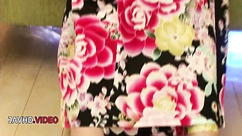 Gang AV featuring Manami Komukai's hairy pussy smut