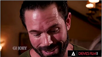 Wild Threesome With Perfect Wife Abby Rose And Her Inked Friend With A Strap-on