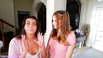 Watch flashy Lucy Foxx and Kaby Snow's porn