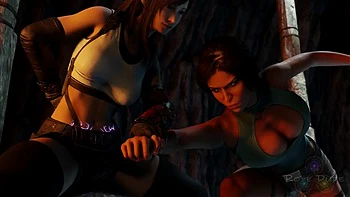 Catfight - Tifa VS Lara: Licking, Big Tits  Xhamster Porn
